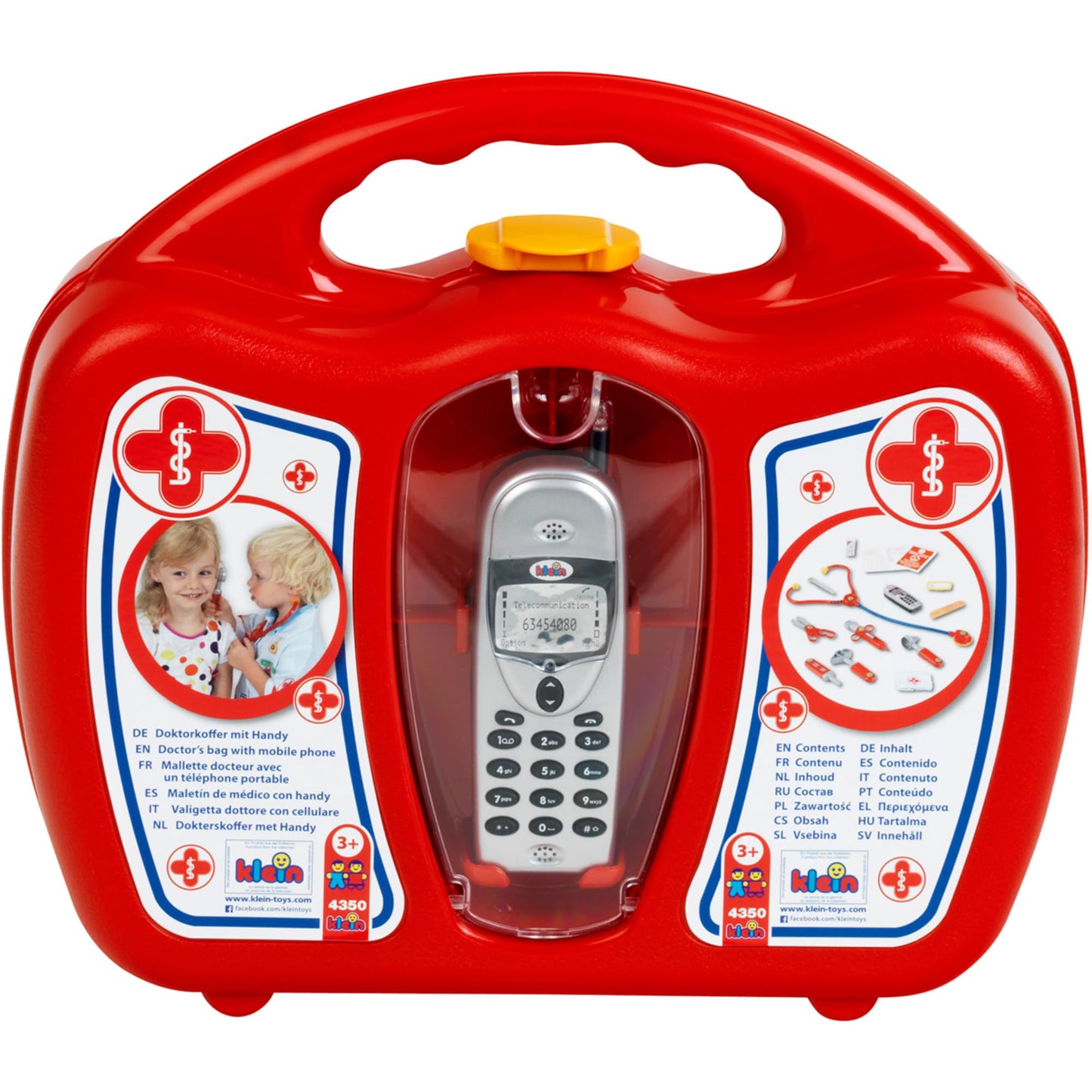 Theo Klein 4350 Set de joacă Doctor cu Telefon Jucărie și Accesorii Medicale pentru Copii de la 3 Ani