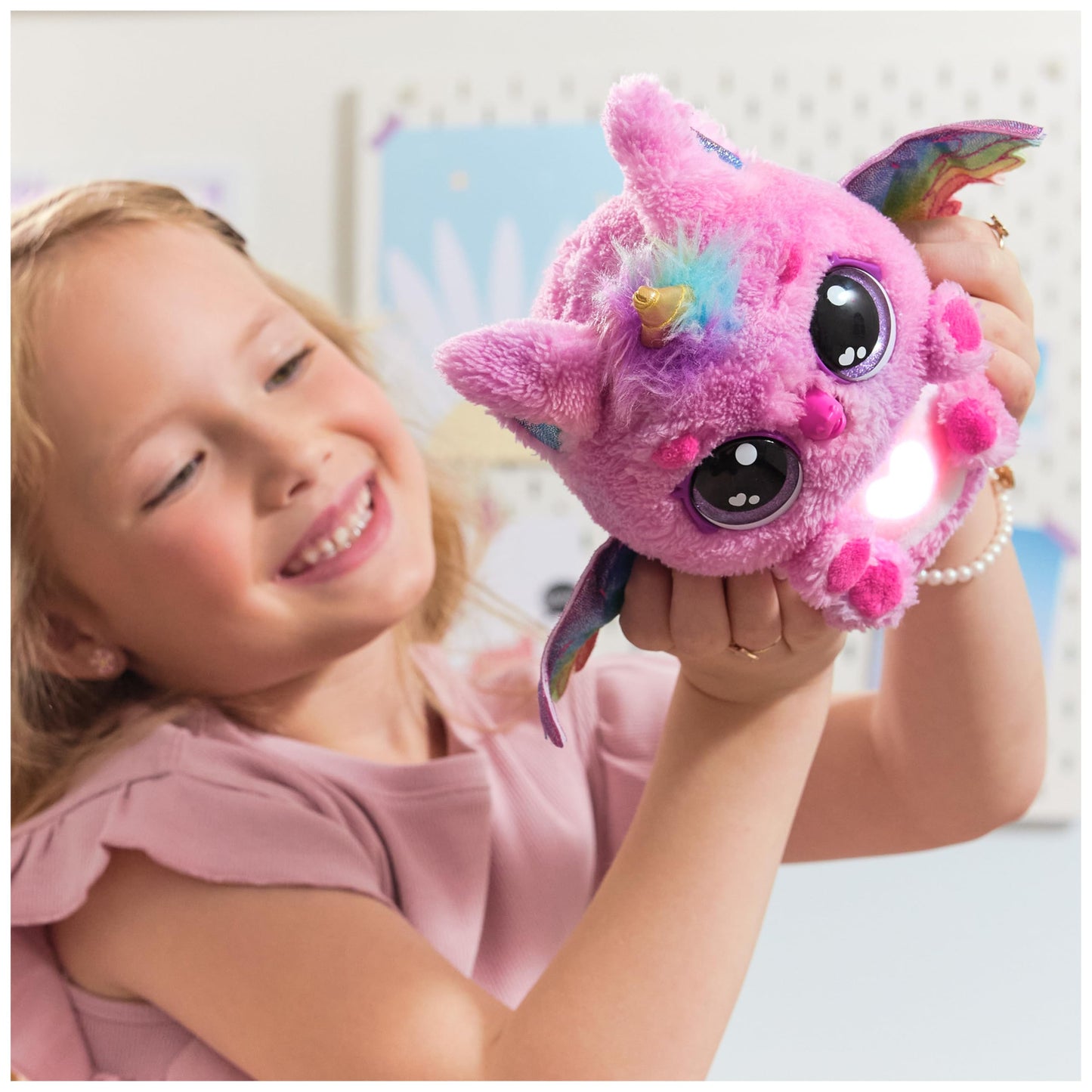 Hatchimals Alive Mystery Ei Pufficorn - Ou magic auto-încărcat de 25 cm cu jucărie interactivă surpriză, pentru copii de la 5 ani.
