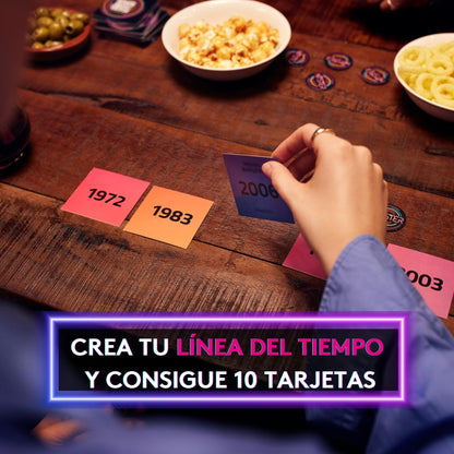 Jumbo Hitster Original - Joc de petrecere și cărți pentru adulți și familie - 2 până la 10 jucători, peste 16 ani - Spaniol