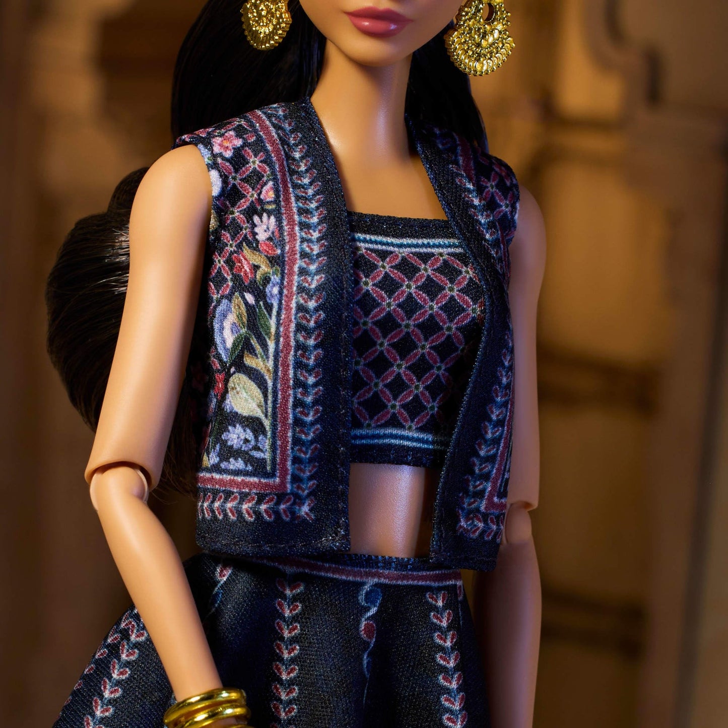 Barbie HRM91 Păpușă Diwali cu Rochie Anita Dongre Festivalul Luminilor