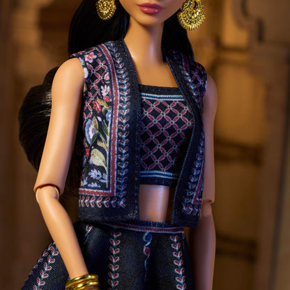 Barbie HRM91 Păpușă Diwali cu Rochie Anita Dongre Festivalul Luminilor