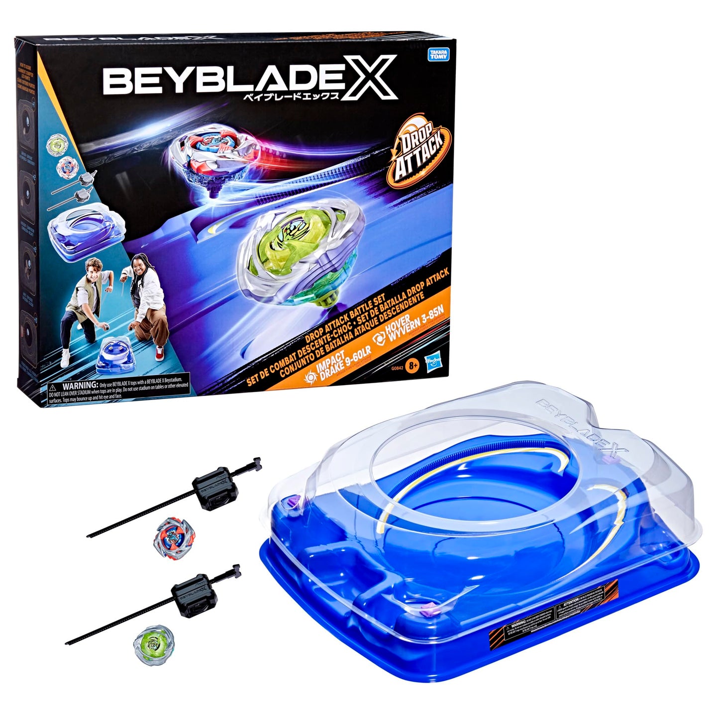 Beyblade X Set Bătălie Drop Attack cu Arenă