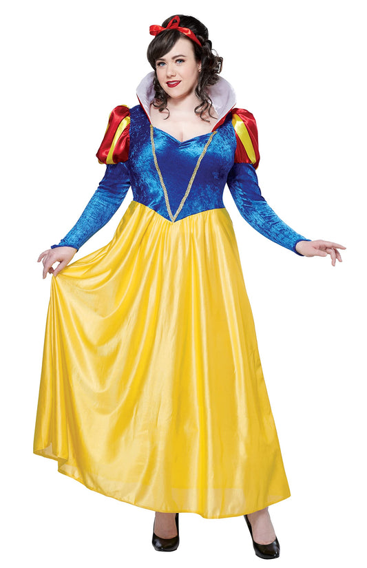 California Costumes XL Costum de damă Albă ca Zăpada, albastru/galben