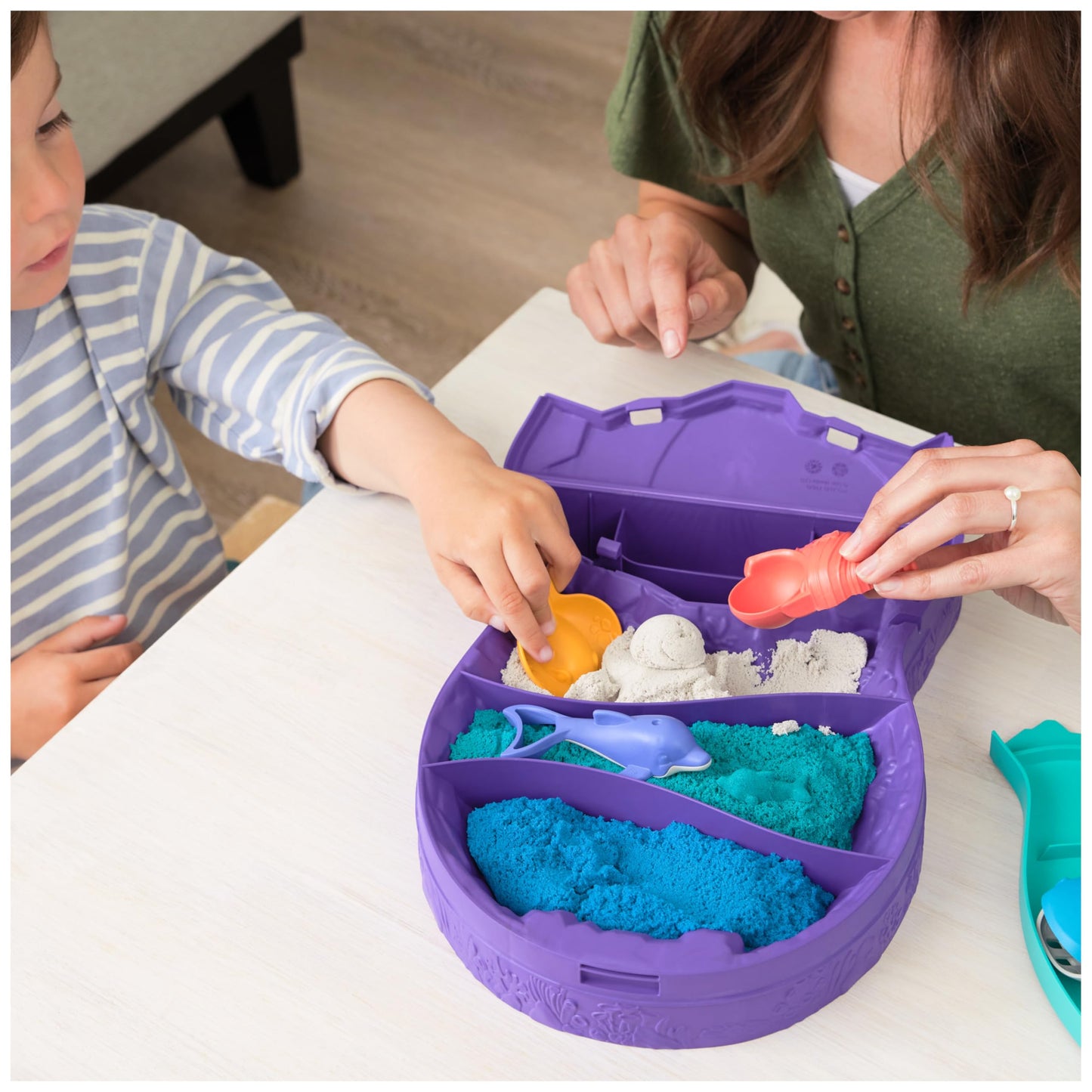 Kinetic Sand Set joacă Planet Ocean, 680g, 3+ ani