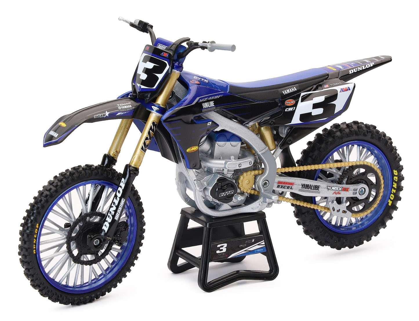 NewRay Yamaha YZF 450 Star Racing Model motocicletă 1:12, de la 5 ani
