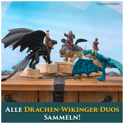 Dreamworks How to Train your Dragon Set de figuri de acțiune cu vikingi și dragoni Sturmpfeil & Astrid pentru copii de la 4 ani