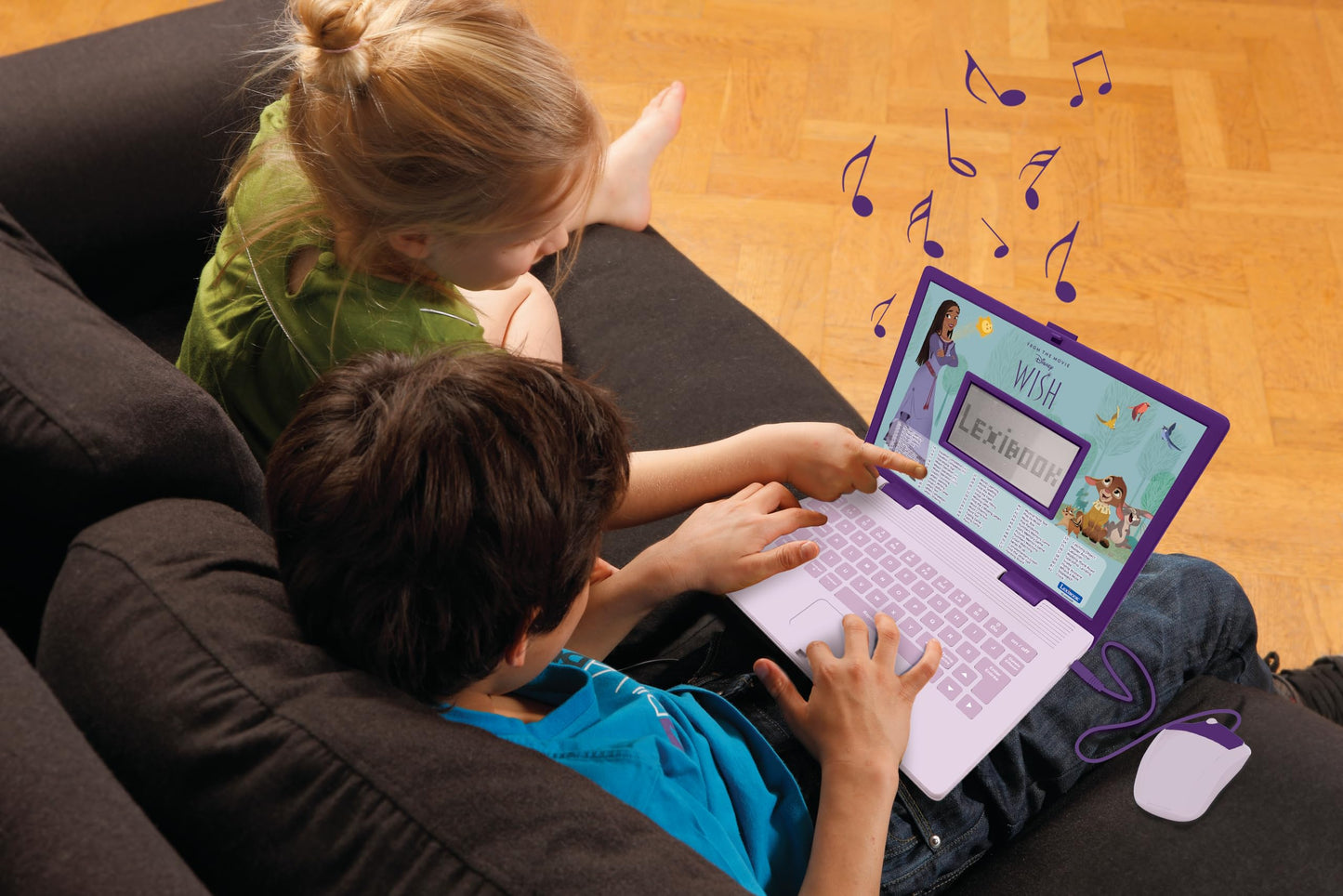Lexibook Laptop educativ Disney Wish, bilingv EN/FR