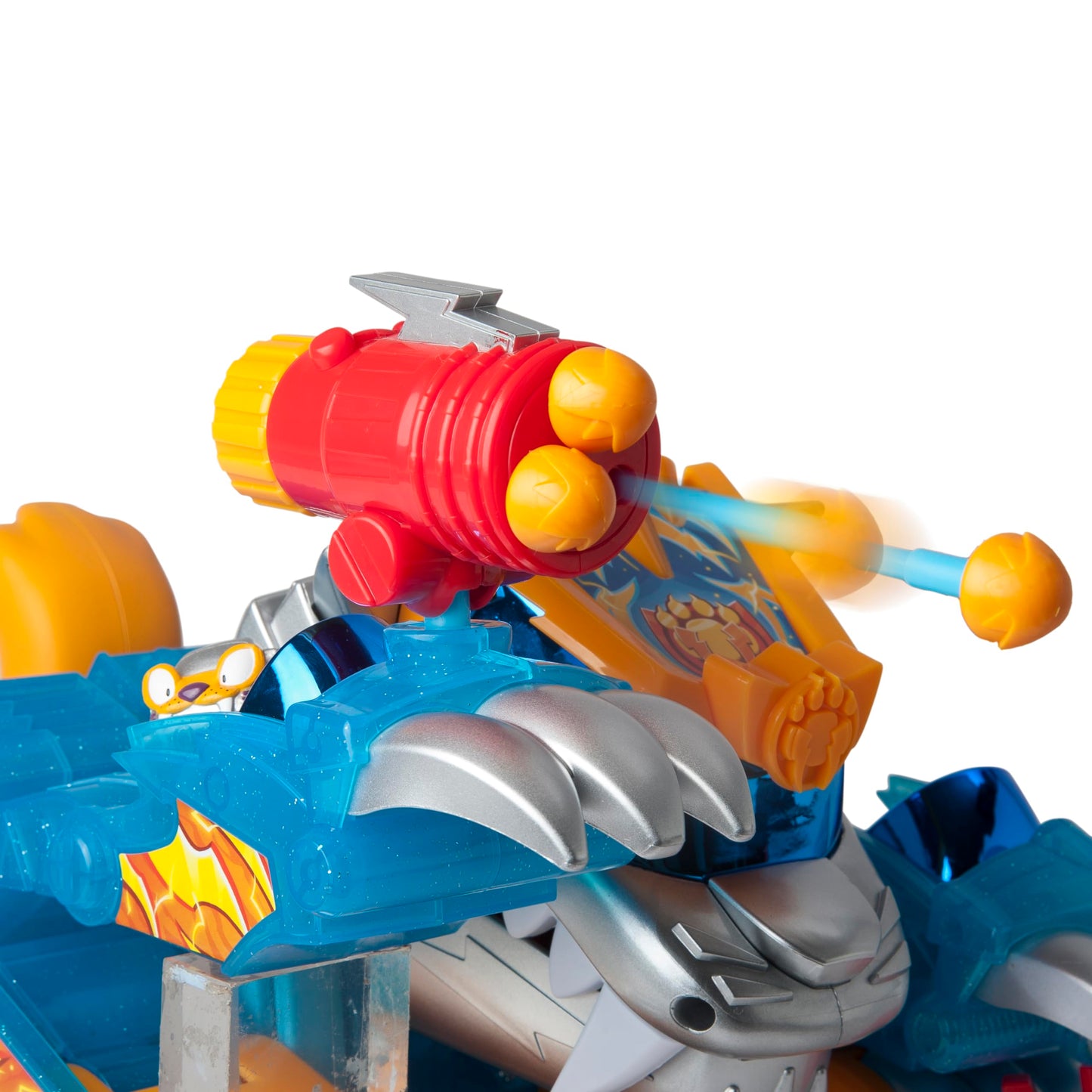 SUPERTHINGS Wild Tigerbot Kazoom – Robot Tigru Transformabil. Robotul se transformă într-un vehicul. Include 1 Wild Kid și 1 Wild SuperThing