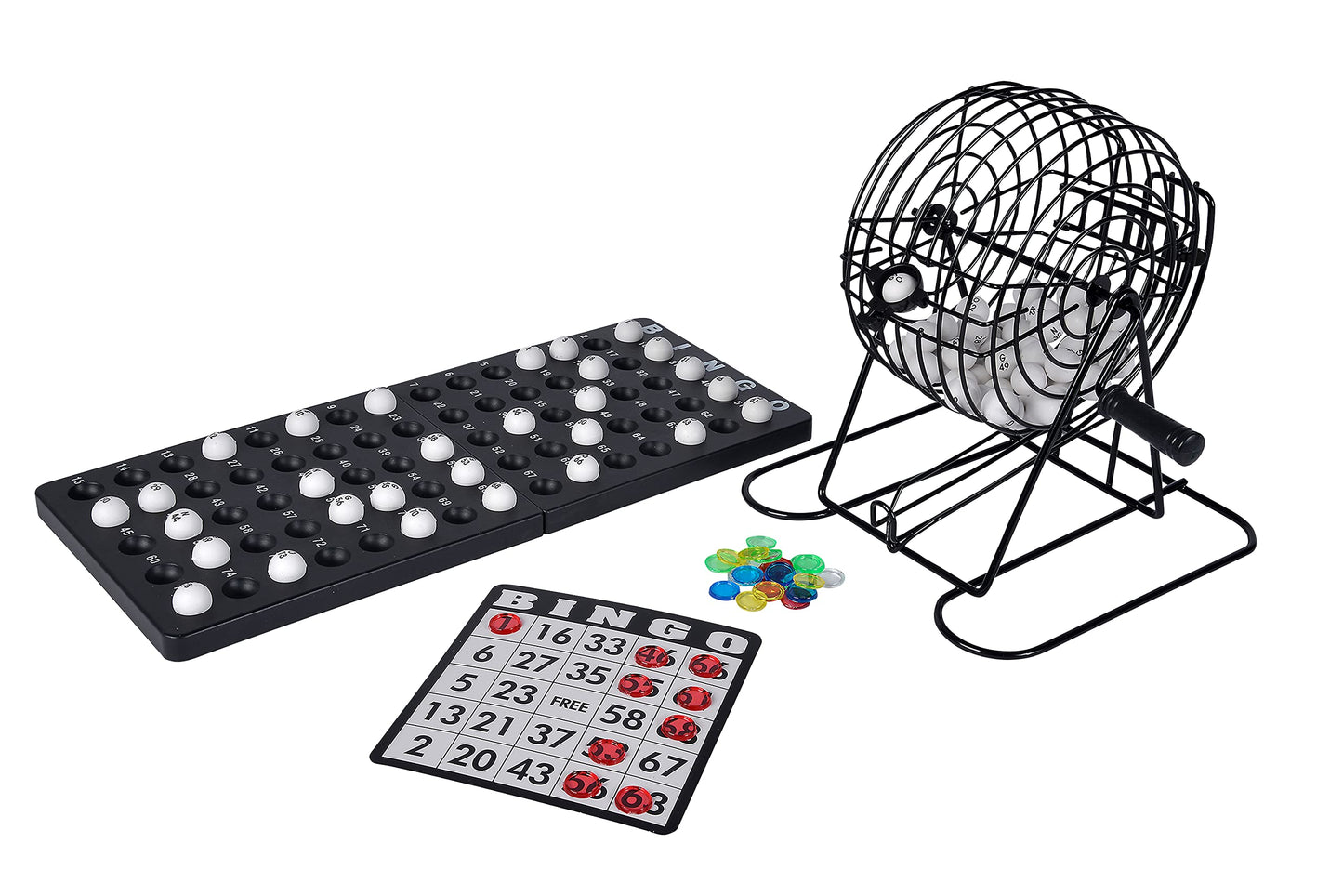 Noris Deluxe Bingo cu tambur, 90 bile, 6+ ani