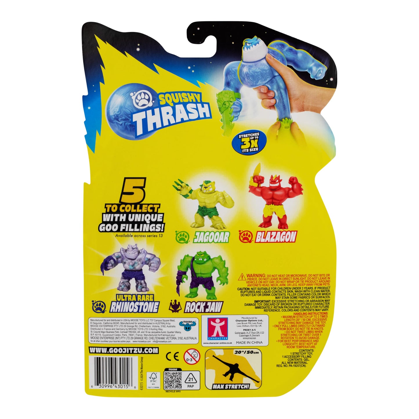 Heroes of Goo Jit Zu Thrash Meteor Madness Figurina elastica