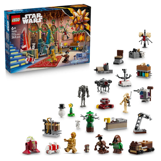 LEGO 75418 Star Wars Calendar Advent 2025, 24 surprize, 6+