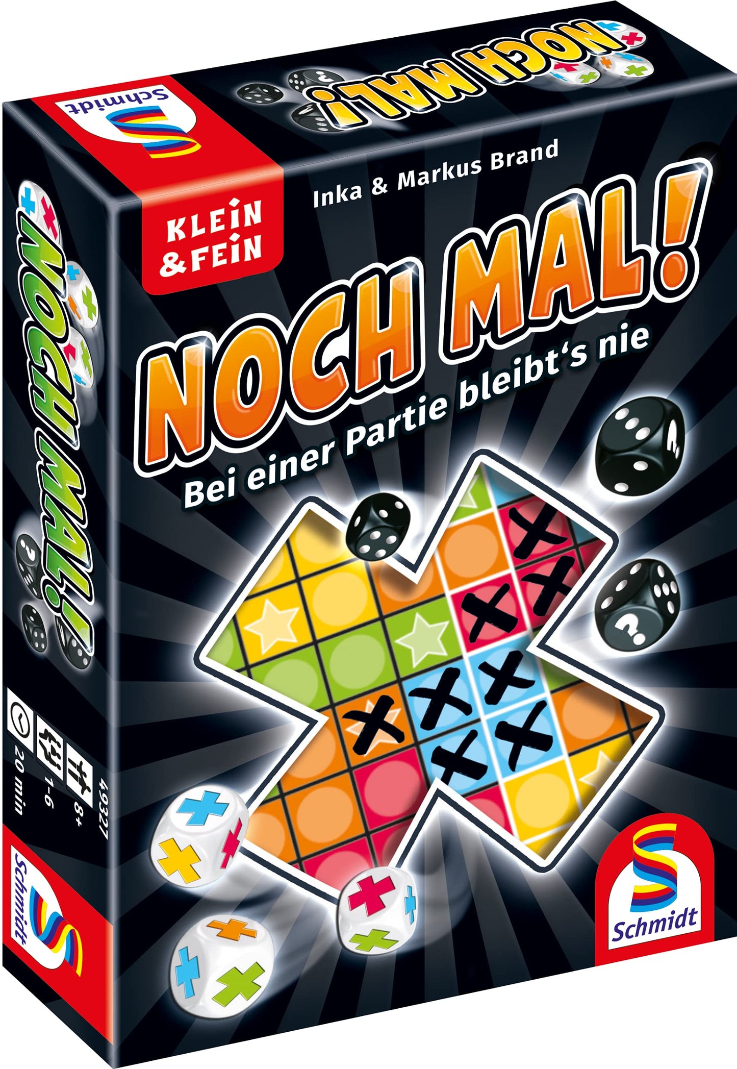 Schmidt Spiele 49327 Noch mal, joc cu zaruri, 8+ ani