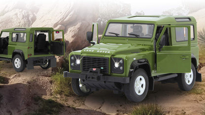Jamara 405155 Land Rover Defender RC 1:14, verde