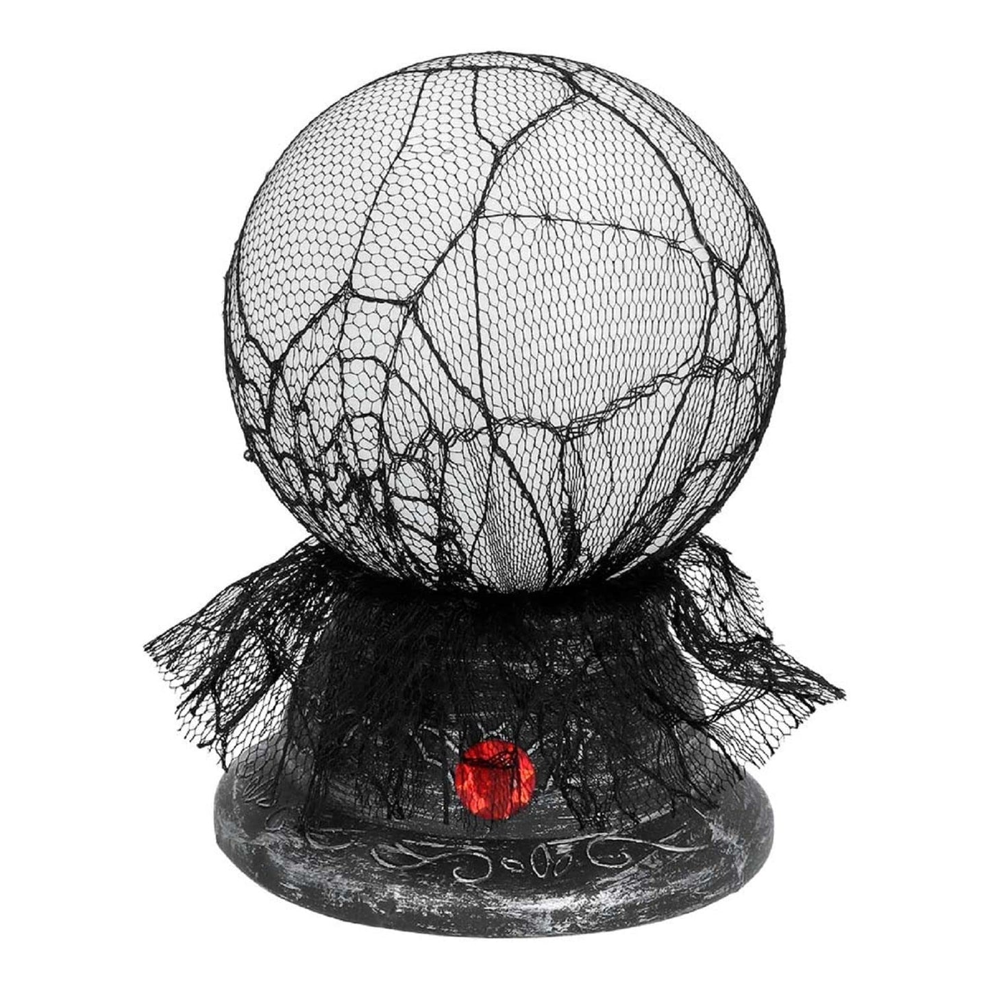 MIMIKRY Magische Kristallkugel Glob de cristal magic 19 cm cu efecte luminoase și sonore pentru ghicitoare și vrăjitoare