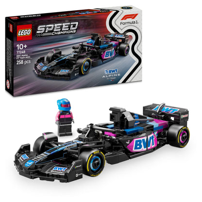 LEGO Speed Champions A524 Set de construcție Mașină de curse Alpine F1 cu 258 piese de la 10 ani