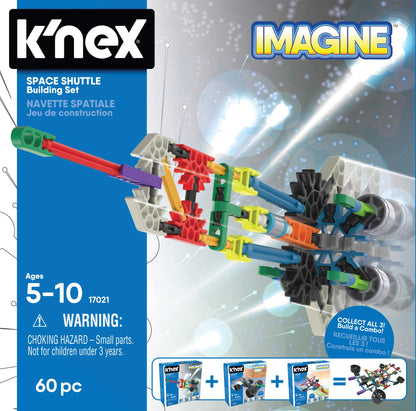 K'Nex Space Shuttle Set construcție, 60 piese, 5+ ani