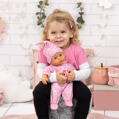 Bayer Design Păpușă vorbitoare bebeluș, 38 cm, corp moale