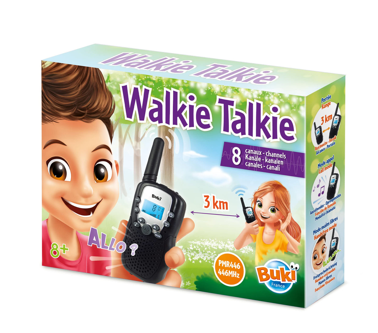 Buki - TW01 - Walkie Talkie, Multicolor