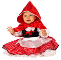 Rubies Costum Scufița Roșie, rochie + pelerină, 1-2 ani