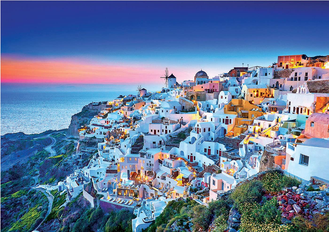 Educa 19040 Puzzle 1500 piese pentru adulți și copii de la 14 ani Santorini