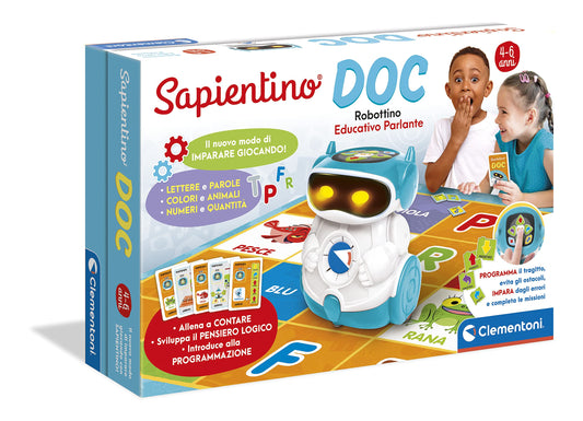 Clementoni Sapientino Doc Robot Codare și Programare, Robot de Învățare pentru Copii de 5 Ani - 17698