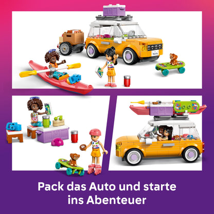 LEGO Friends 42659 Set de construcție Mașină de călătorie cu remorcă 220 piese 6+ ani
