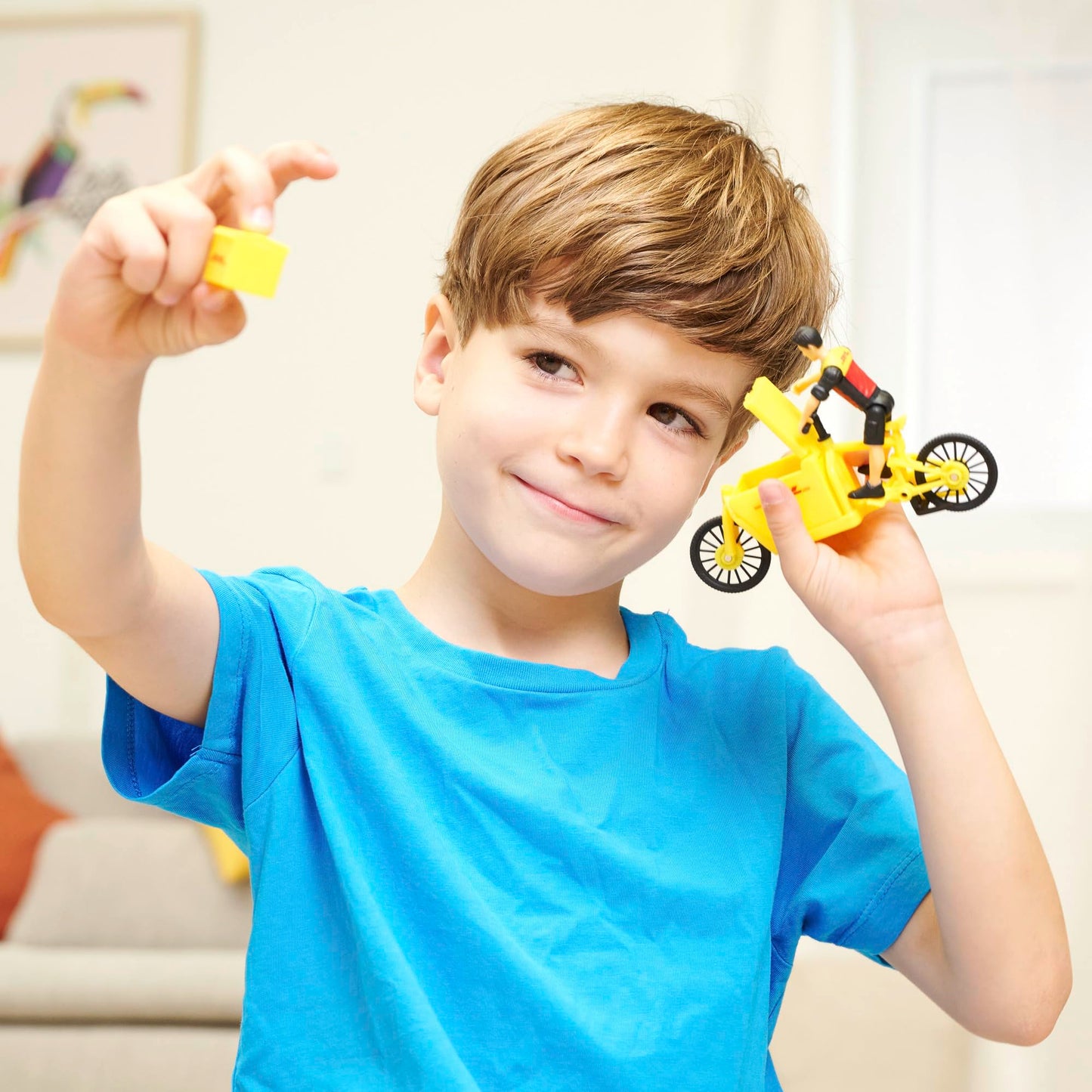 Dickie Toys Set livrare DHL, masinuta cu sunet, 3+ ani