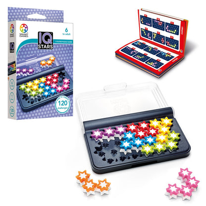 SmartGames IQ Stars Puzzle logic, 120 provocari, 8+ ani
