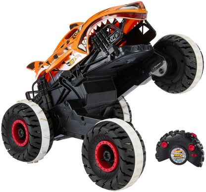 Hot Wheels Monster Truck Tiger Shark telecomanda, 1:15