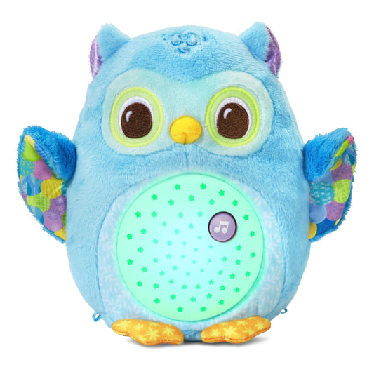 VTech Lumi Eule Set de noapte muzical din pluș pentru bebeluși cu muzică liniștitoare și lumini, de la naștere
