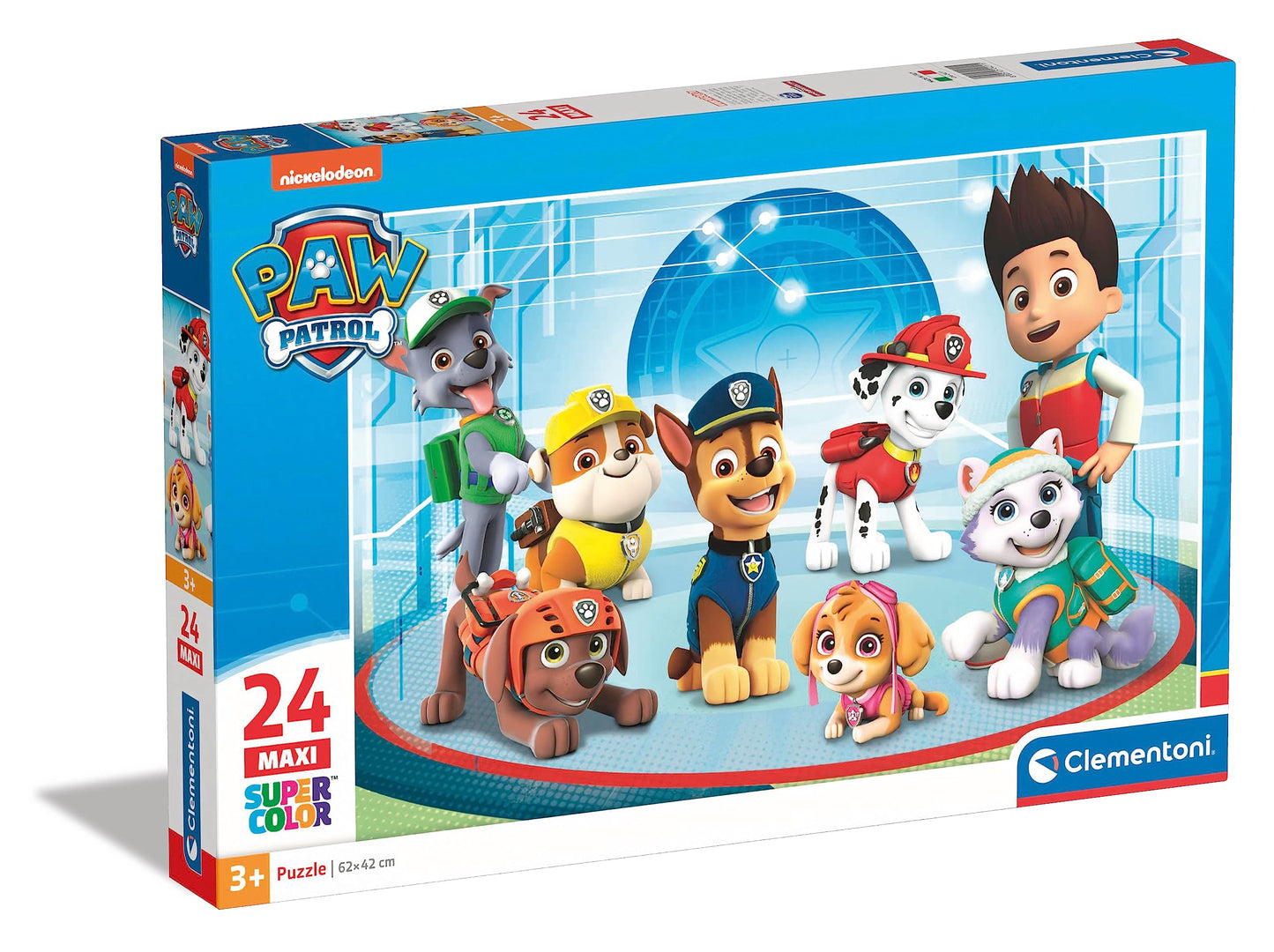 Clementoni 24211 Puzzle Maxi Paw Patrol, 24 piese, 3+ ani