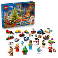 LEGO 60475 City Calendar Advent 2025, 24 surprize, 5+ ani