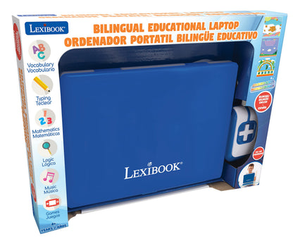Lexibook Calculator bilingv Spaniola/Engleza, 130 activitati