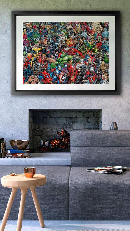 Clementoni 39411 Puzzle Marvel Imposibil, 1000 piese, 14+ ani