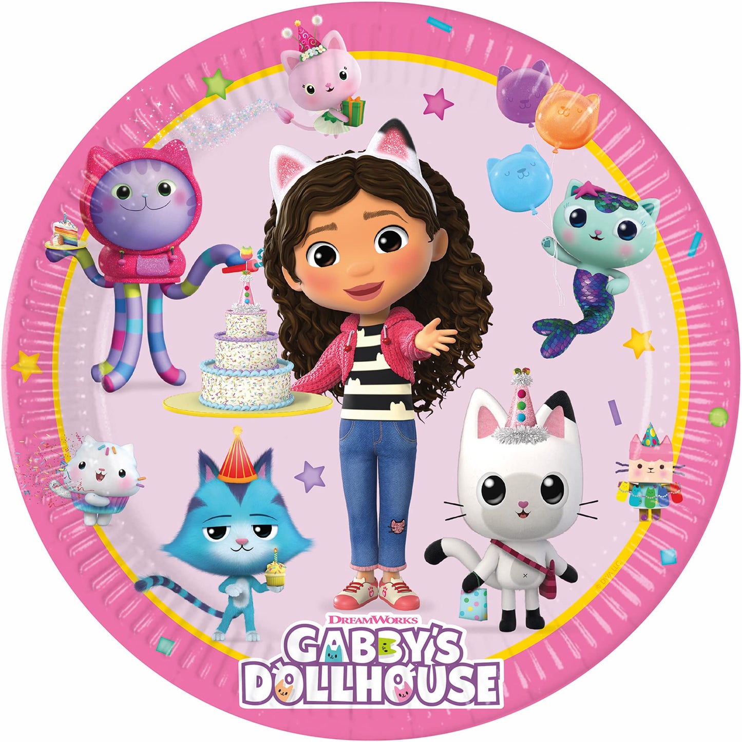 Procos Set petrecere Gabby's Dollhouse, 52 piese