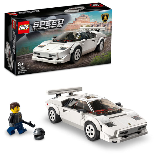 LEGO 76908 Speed Champions Lamborghini Countach, 8+ ani