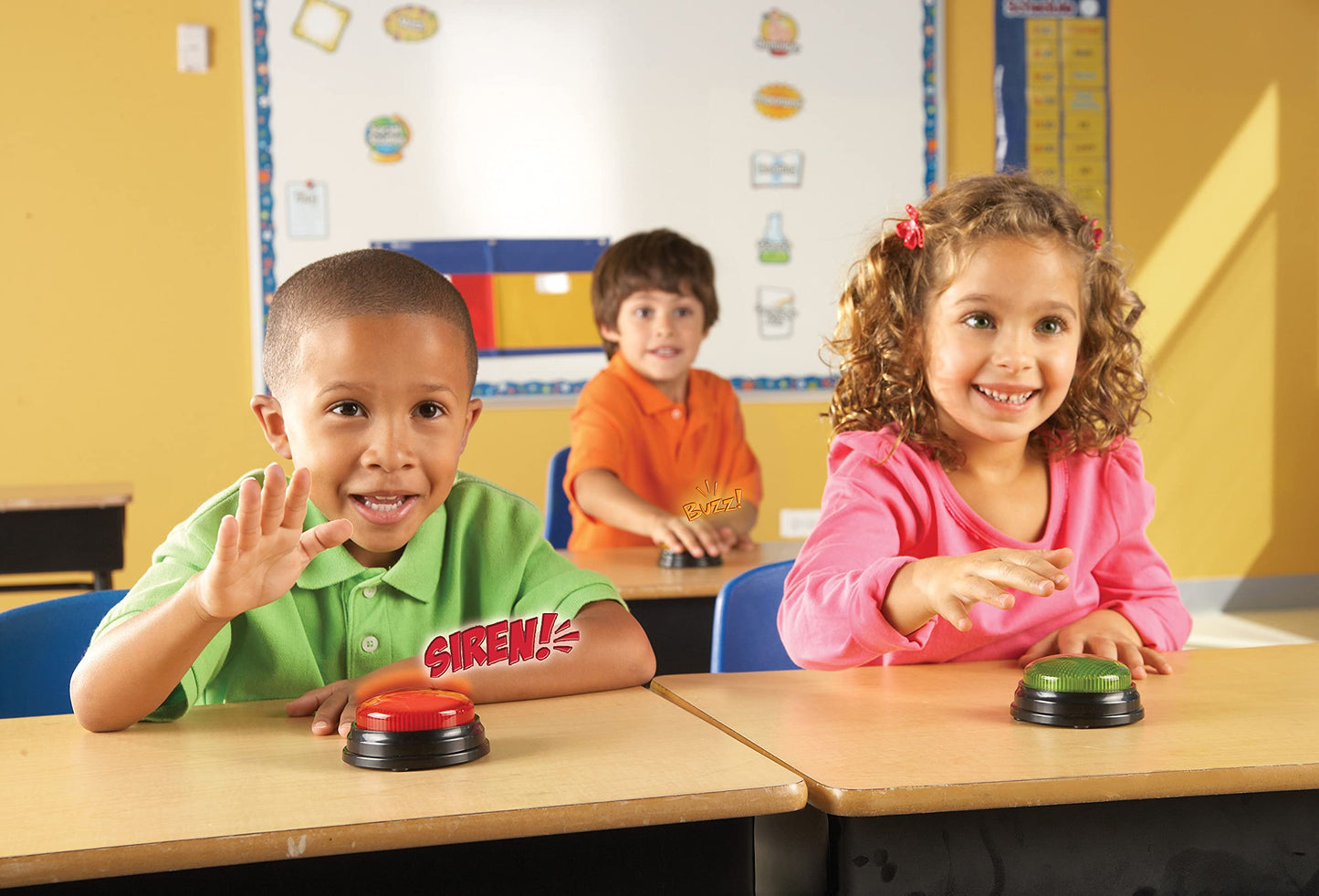 Learning Resources Set 4 Buzzere cu Sunet, 3+ ani