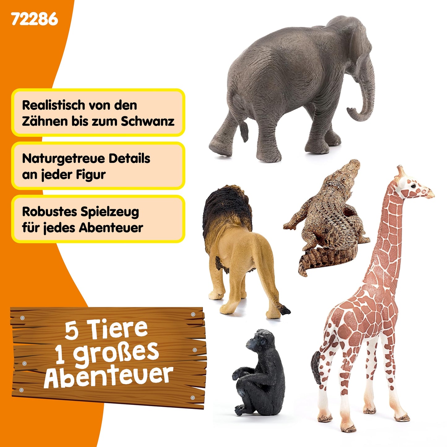 Schleich Wild Life Set de figurină animale sălbatice 5 piese de la 3 ani