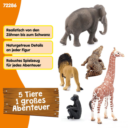 Schleich Wild Life Set de figurină animale sălbatice 5 piese de la 3 ani