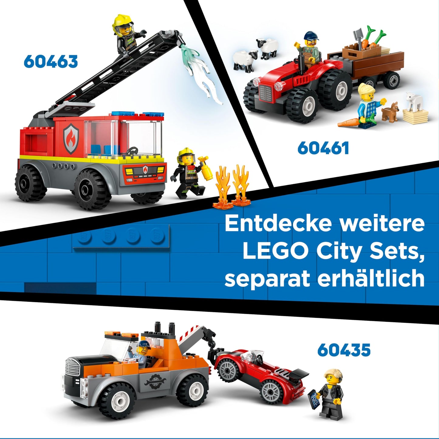 LEGO City 60450 Excavator Radlader, 4+ ani