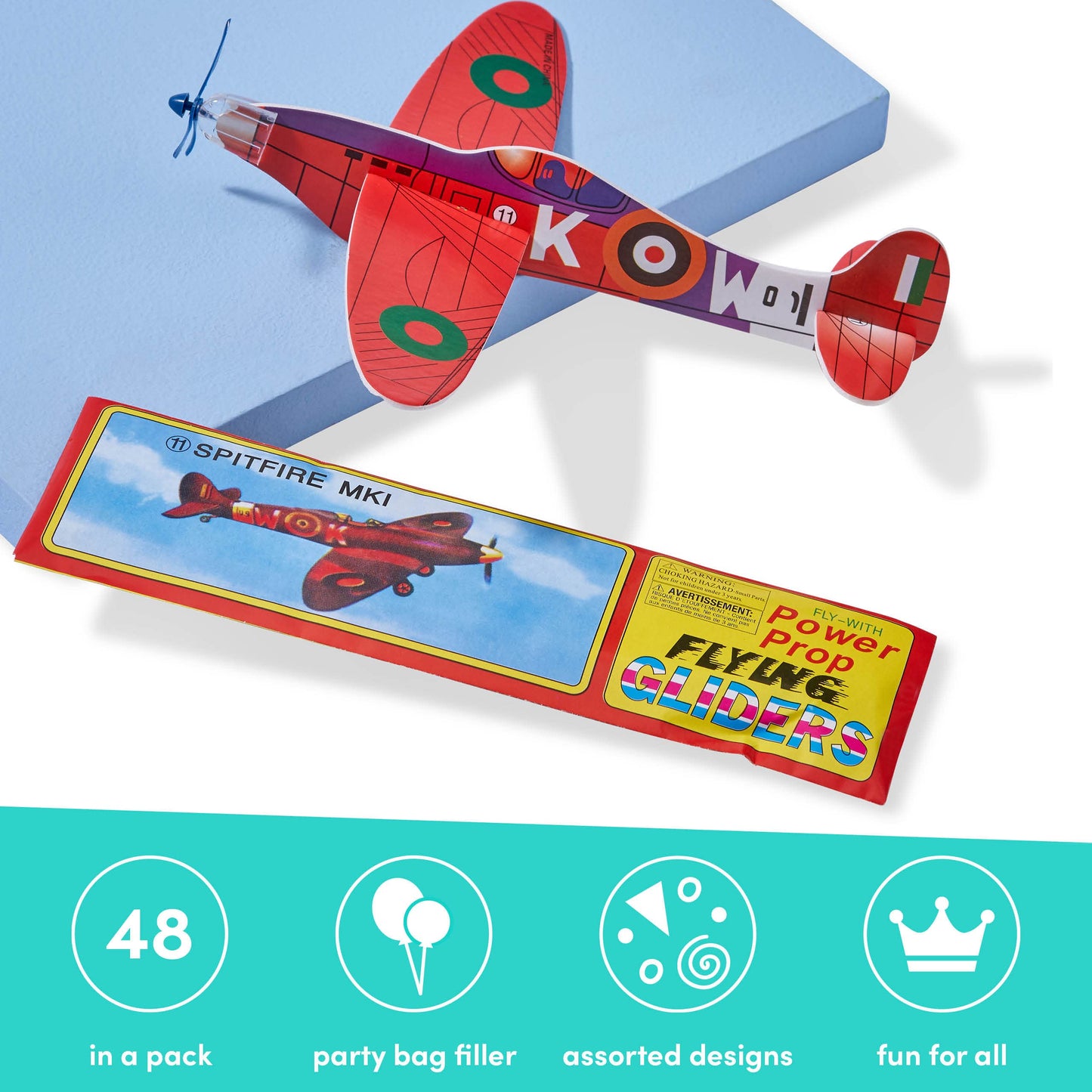 The Twiddlers 48 Avioane din styropor, 12 modele