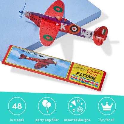 The Twiddlers 48 Avioane din styropor, 12 modele