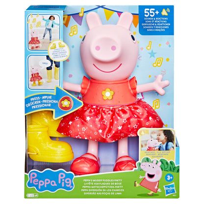 Păpușa Peppa Pig - Petrecerea bălților lui Peppa - Varianta în engleză