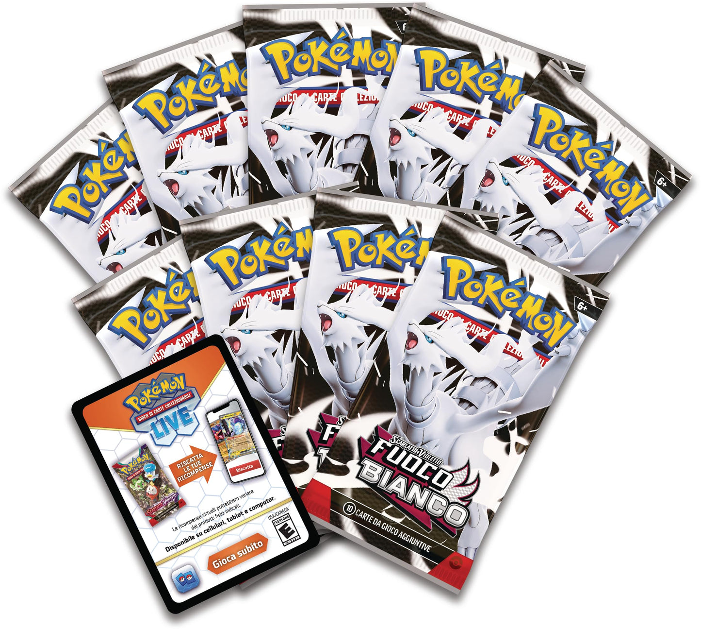 Pokémon TCG Set Elite Trainer Reshiram Foc Alb