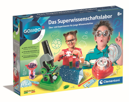 Clementoni 59083 Galileo Lab Superlaborator, 8+ ani