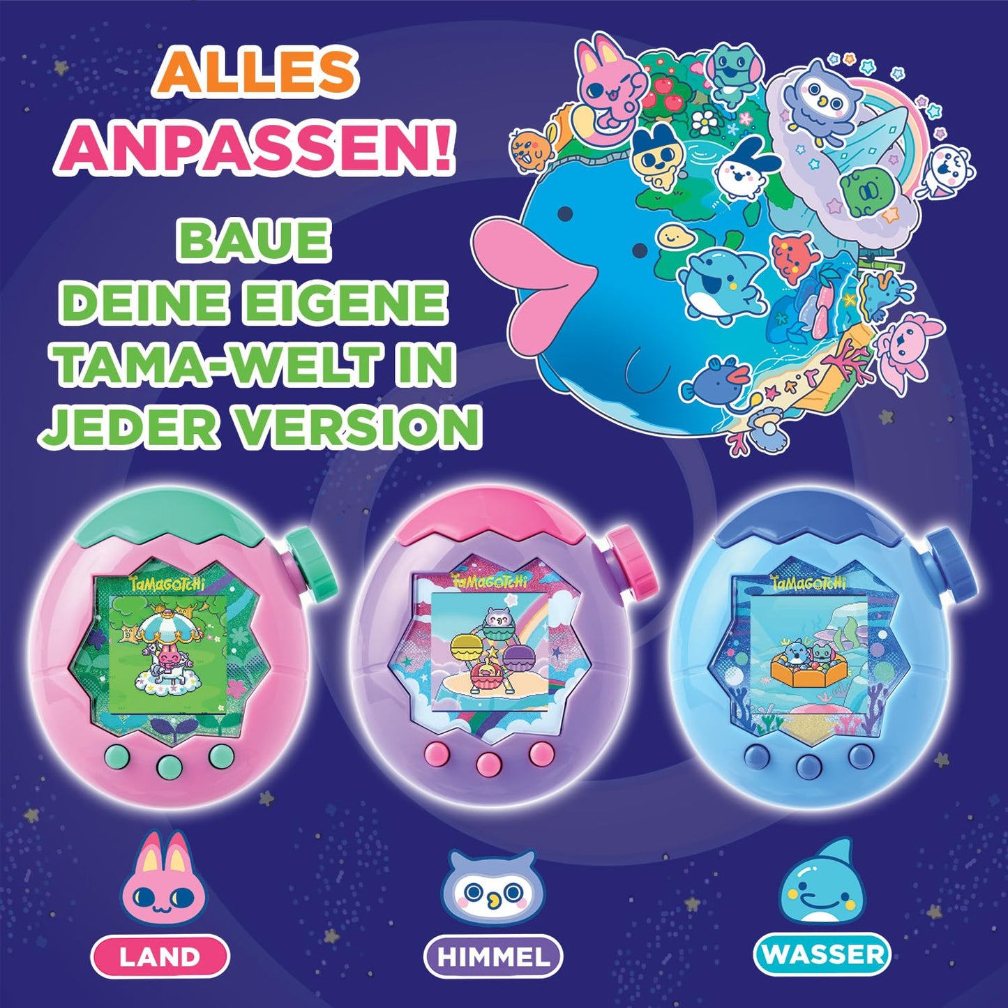 Tamagotchi Paradise Erde Animal Virtual, 6+ ani (germană)