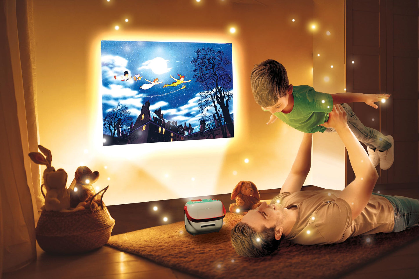 Clementoni Disney Baby Proiector si Povestitor, 4 carti