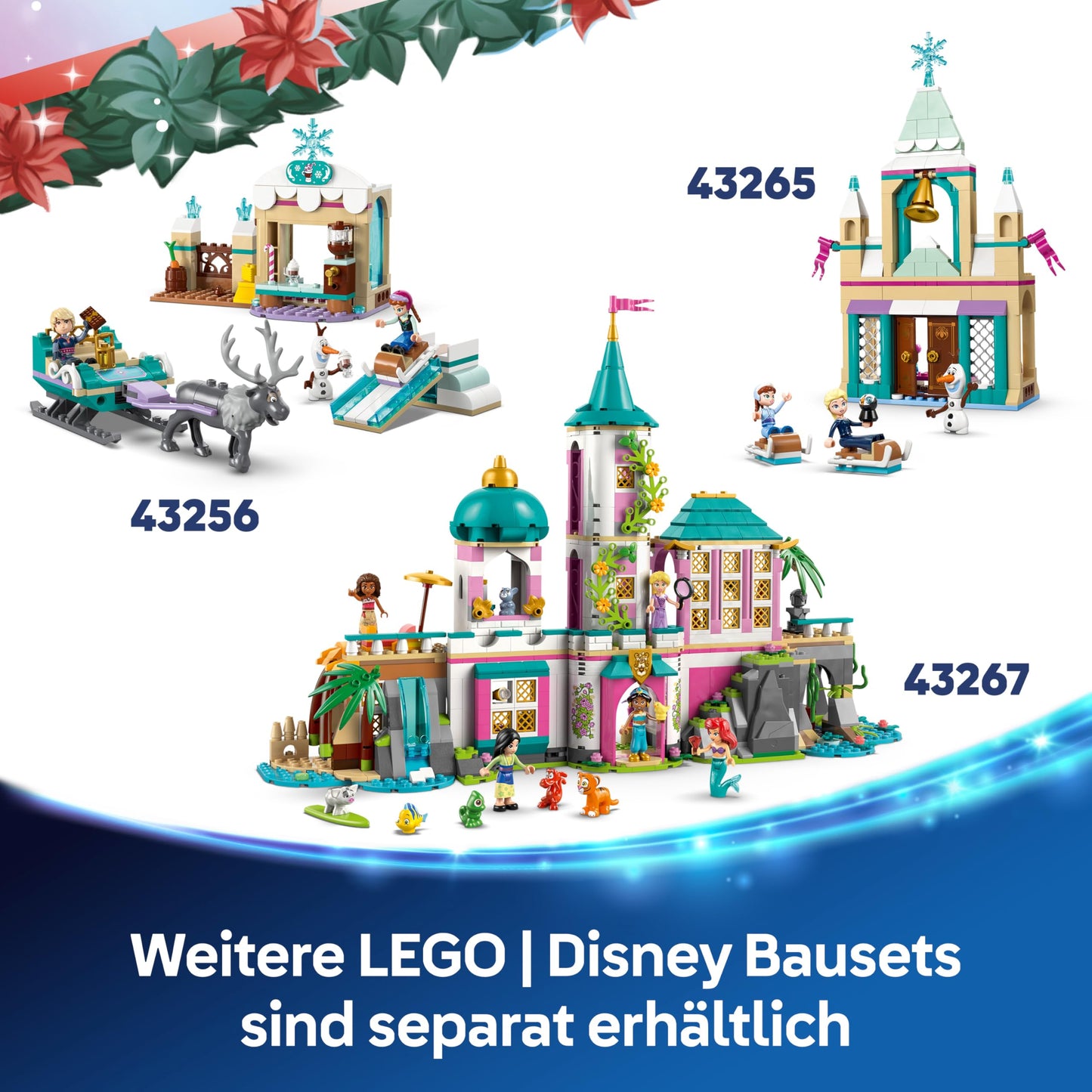LEGO 43273 Disney Frozen Calendar Advent 2025, 5+ ani