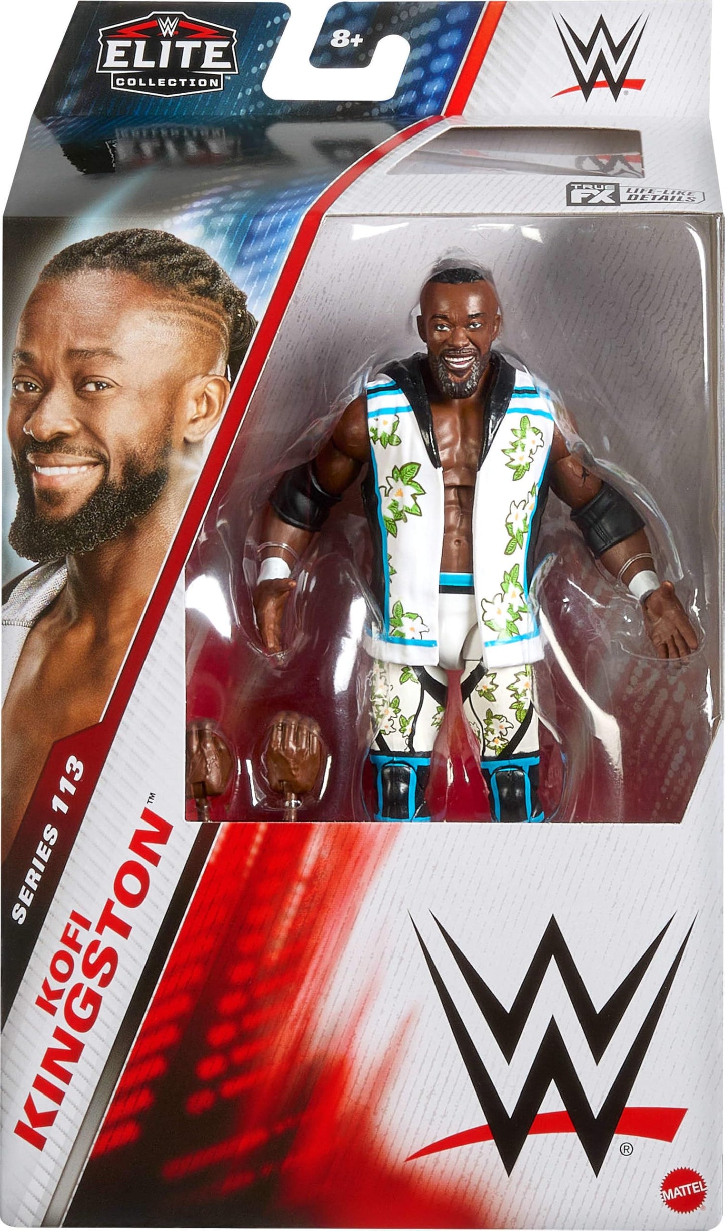 Mattel WWE Elite Figurină de acțiune 15 cm cu 25 puncte de articulație și mâini interschimbabile de la 6 ani