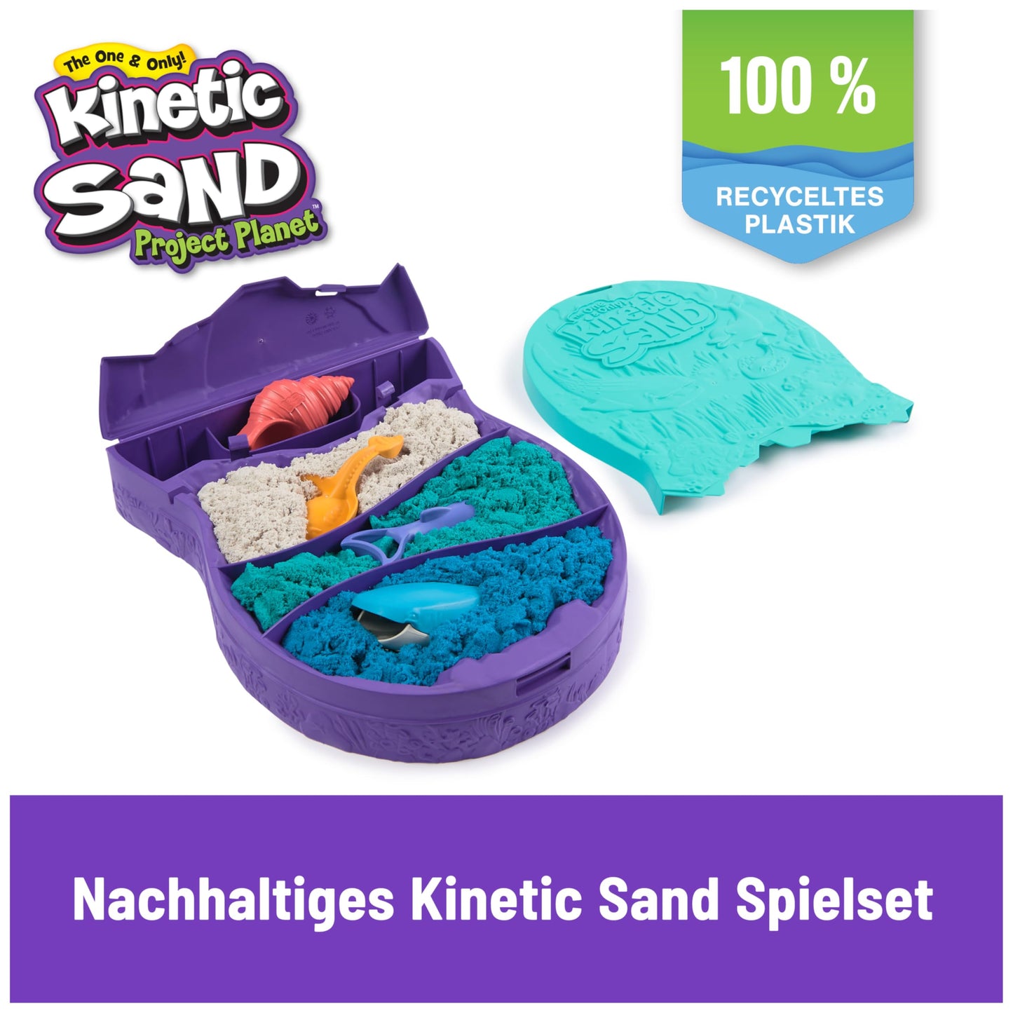 Kinetic Sand Set joacă Planet Ocean, 680g, 3+ ani